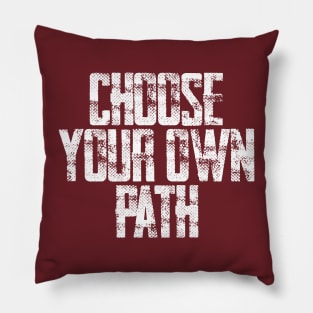 Choose Your Own Path Pillow