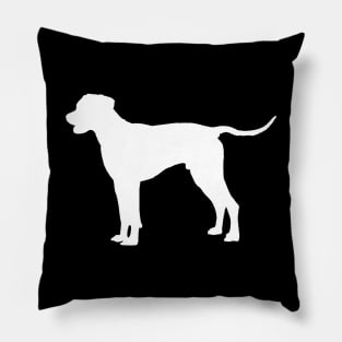 Rhodesian Ridgeback White Pillow