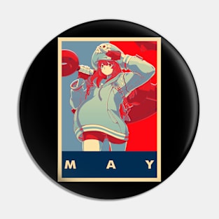 May | Guilty Gear Pin