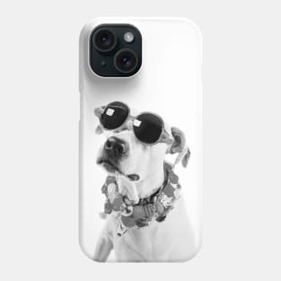 Cool Dog Wearing Glasses and Accessories Phone Case