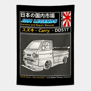 Suzuki Carry DD51T Minitruck Manual Book Cover Tapestry