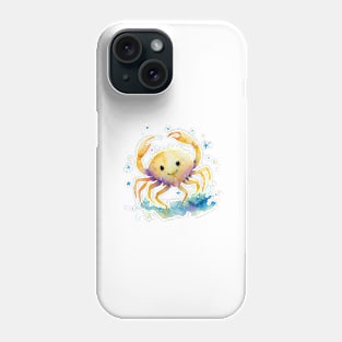 Watercolor Zodiac Cancer Phone Case