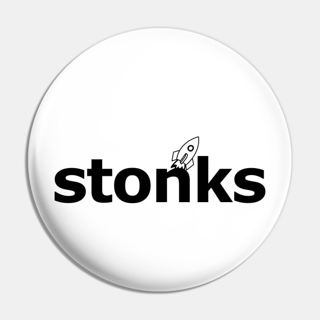 stonks Pin by kareemelk