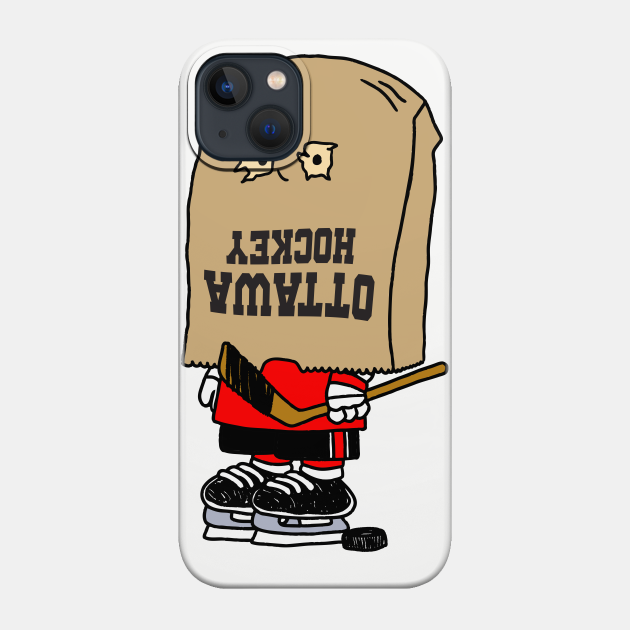 Discover Ottawa Bag of Shame - Hockey - Phone Case