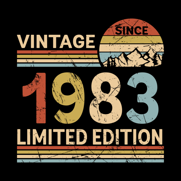 Vintage Since 1983 Limited Edition 40th Birthday Gift Vintage Men's by Schoenberger Willard