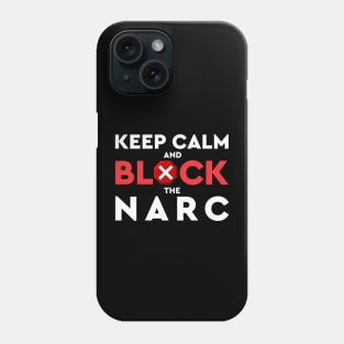 Narcissism Abuse Inspirational Minimalist Black And White Typography Phone Case