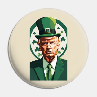 The Donald Saint Patrick's Day Pin