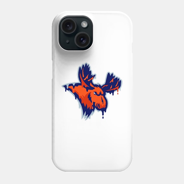 Utica College Dripping Moose Phone Case by anrockhi