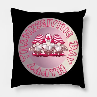 Thanksgiving Canada Gnomies Pillow