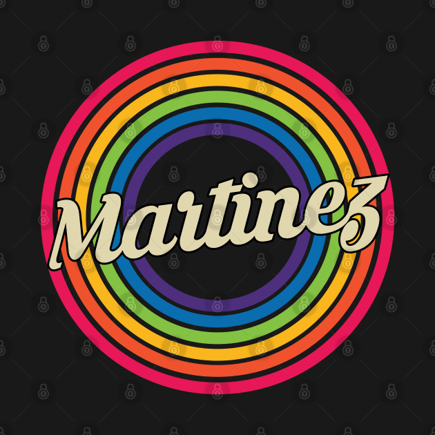 Martinez - Retro Rainbow Style by MaydenArt