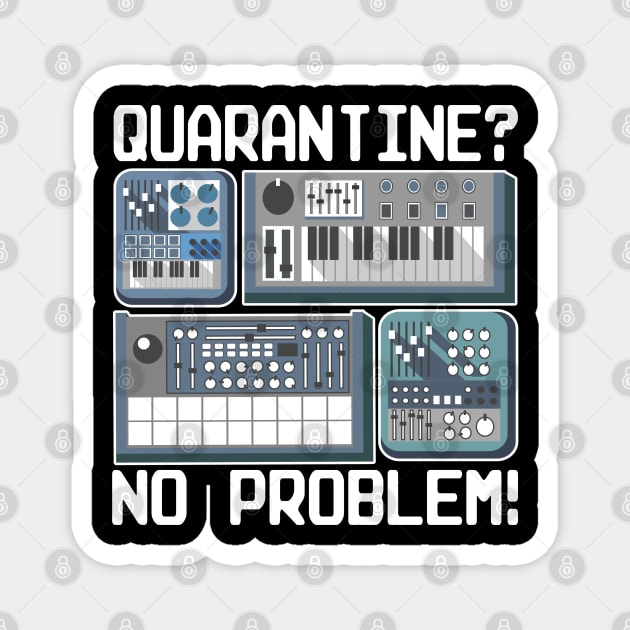 Analog Modular Synthesizer Synth Corona Quarantine Magnet by Kuehni