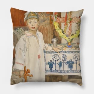Ulf by Carl Larsson Pillow