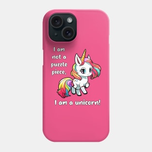 Autism Awareness Unicorn Phone Case