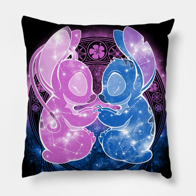 Starry Angels Pillow by ChocolateRaisinFury