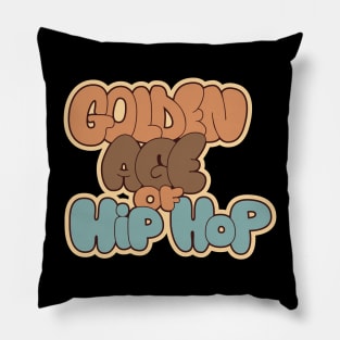 Golden Age of Hip Hop - Hip Hop - Graffiti Bubble Style Pillow