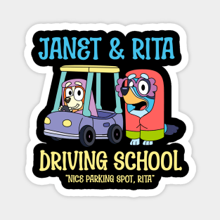 Janet And Rita Driving School Magnet