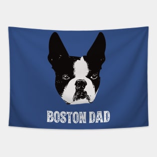 Boston Dad Boston Terrier Tapestry