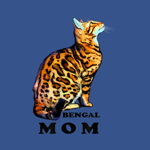 Discover Bengal cat mom - Bengal Cat - T-Shirt