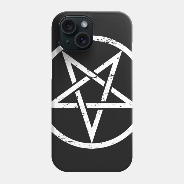 Goth Satanic Pentagram Phone Case by MeatMan