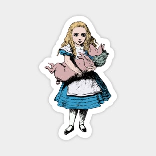 Alice and Pig Magnet