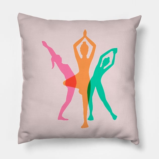 Pilates day Pillow by TheDesigNook