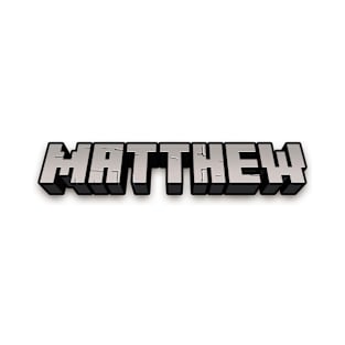 Matthew - Custom Minecraft Nametag T-Shirt