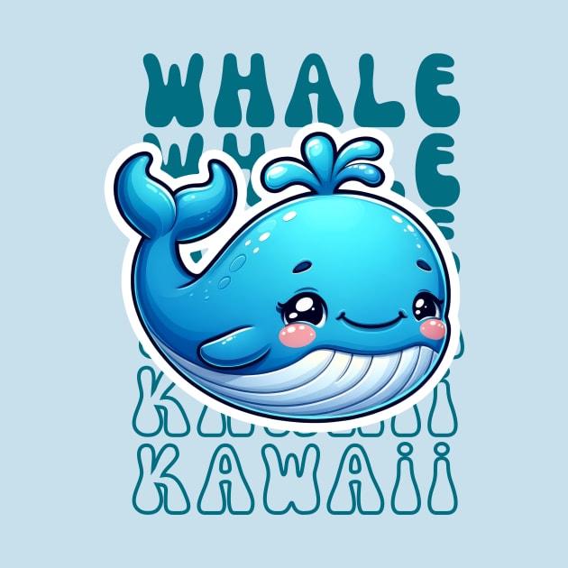 Kawaii Whale by TranquilAsana