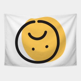 Sad Emoticon Tapestry