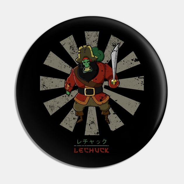 LeChuck Retro Japanese Monkey Island Pin by Nova5