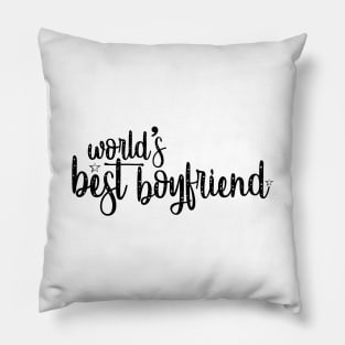 World's Best Boyfriend Pillow