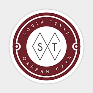 South Texas Orphan Care Logo in White Magnet