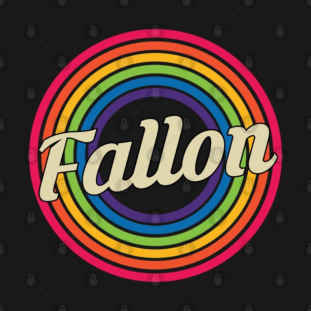 Fallon - Retro Rainbow Style by MaydenArt