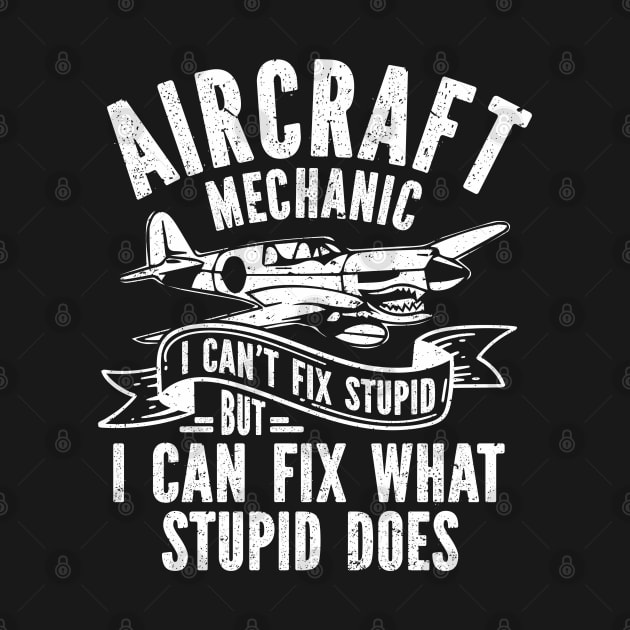 Aircraft Mechanic Aviation Airplane Mechanic by IngeniousMerch