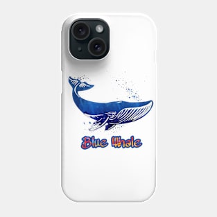 Blue whale Phone Case