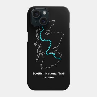 Route Map of the Scottish National Trail Phone Case