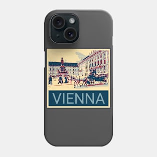 Vienna in Shepard Fairey style Phone Case