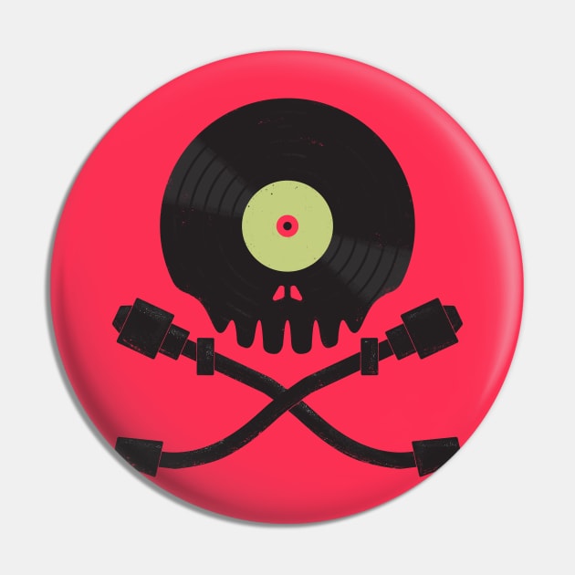 Vinyl till Death Pin by jasoncastillo