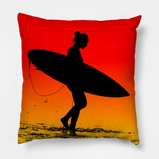 Surfer Girl Pillow