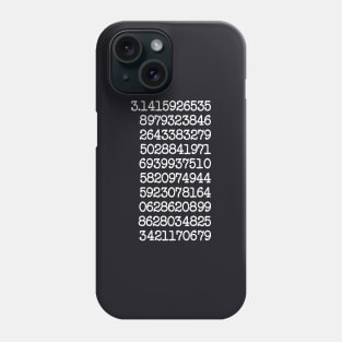 Number Pi | Typography Phone Case