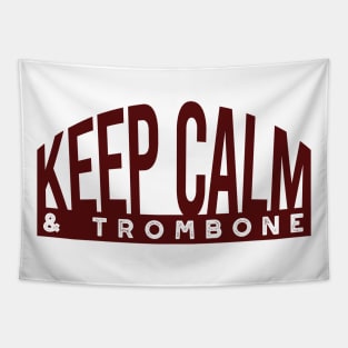 Keep Calm & Trombone Tapestry