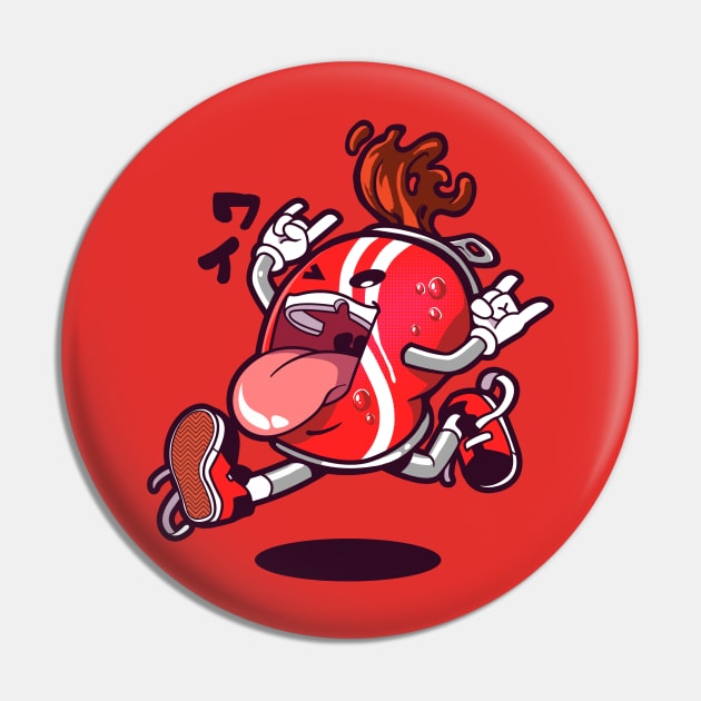 Jumping Cola Pin by mankeeboi