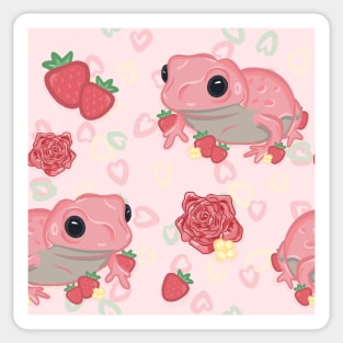 Aesthetic Frog Girl Sticker for Sale by Michae5horpe