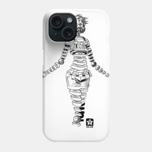 Cyborg Segmented Girl Phone Case