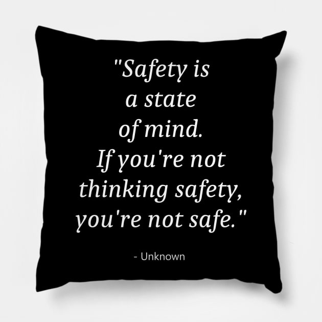 National Safety Day Pillow by Fandie