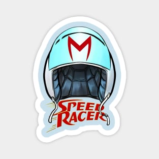 speed racer helm retro Magnet