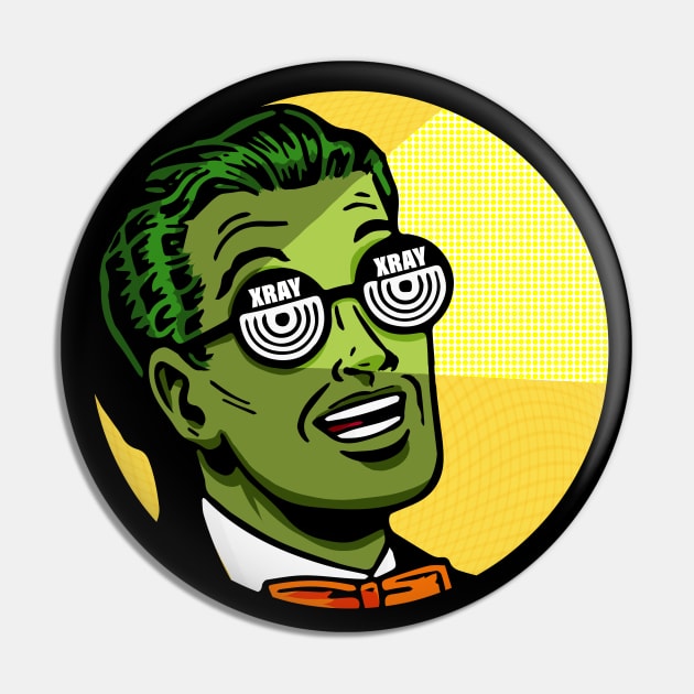 X-Ray Zombie Pin by Doc Multiverse Designs