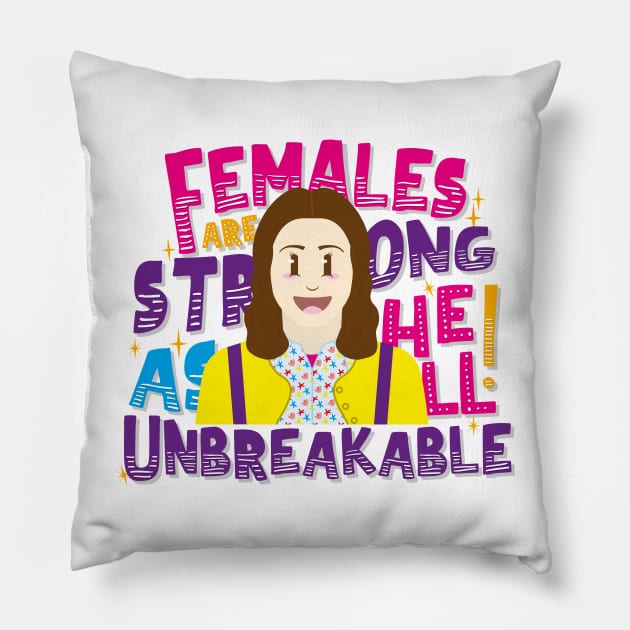 Unbreakable Pillow by Oneskillwonder