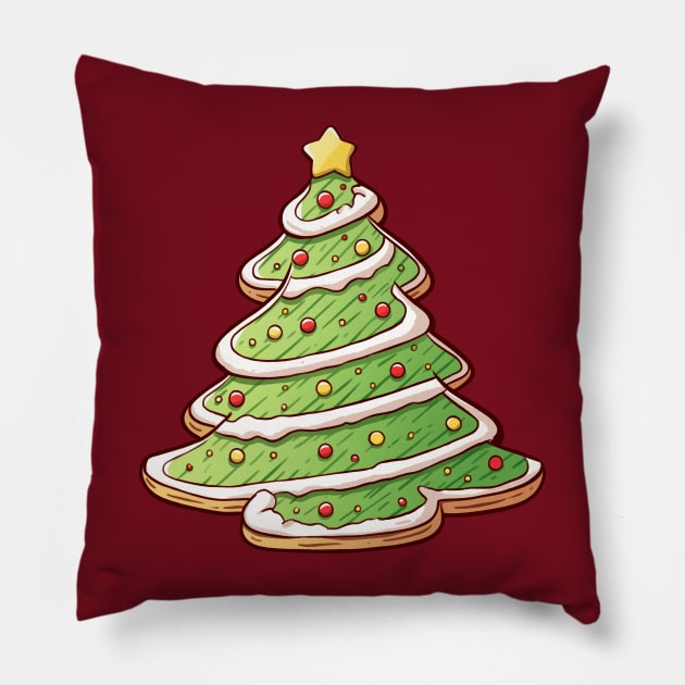 Oh Christmas Tree Cake Pillow by Seraphine