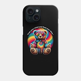 hippie bear Phone Case