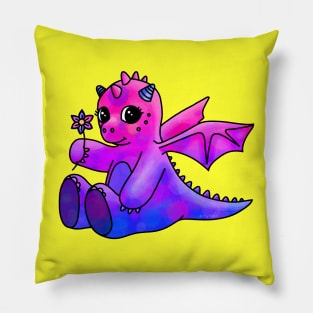 The Little, Bi Dragon Pillow